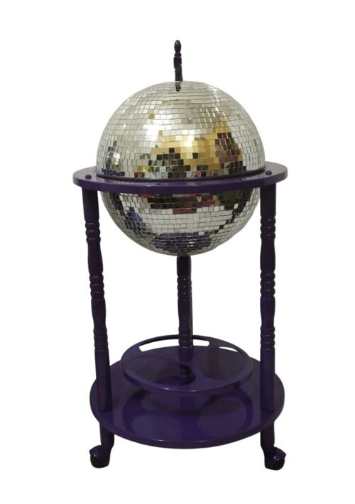 Purple glam globe
