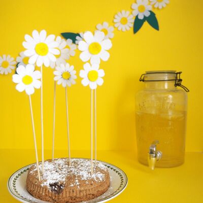 Primeros de la torta de margaritas