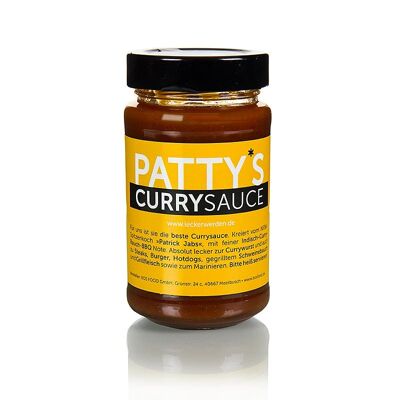 Pattys Currysauce, 225 ml Glas