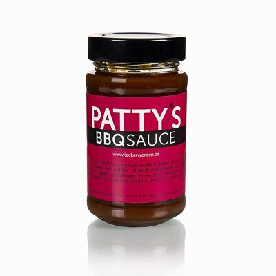 Pattys BBQ Sauce, 225 ml Glas