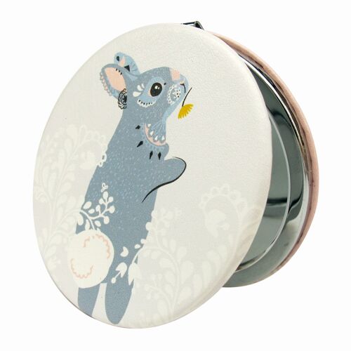 Rabbit & Deer Compact Mirror