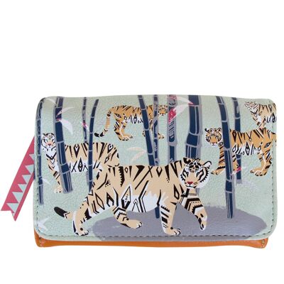 Tiger Printed Phone Wallet