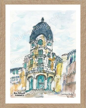 56-VANNES-RUE BILLAULT-AQUARELLE 5