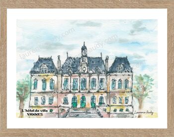 56-VANNES-HOTEL DE VILLE-AQUARELLE 3