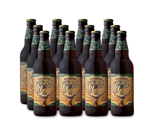 Exmoor Gold 5% – 8 Pack, (500ml) Bottles