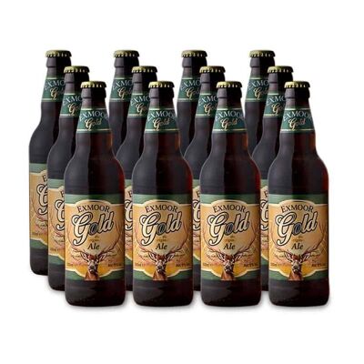 Exmoor Gold 5% - Paquete de 8, (500ml) Botellas