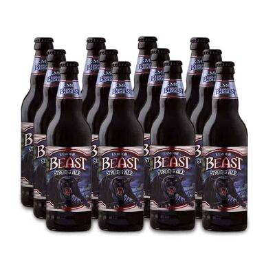 Exmoor Beast 6,6% - Confezione da 8 bottiglie (500 ml).