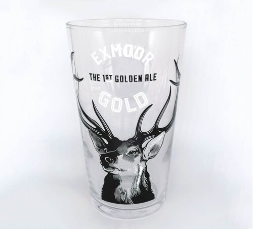Exmoor Gold Pint Glass