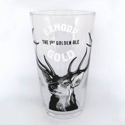 Exmoor Gold Pint Glass