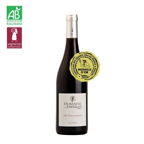 Vin rouge bio - Côtes du Rhône 2023 - Grenache, Syrah - Vallée du Rhône - Les bons moments (75cl)
