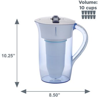 Combi-box : 2,4 litres Waterkan (rond)
incl. 3 filtres (2 filtres supplémentaires) 2