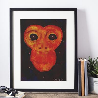 A4 Print: 'Gorilla Eyes'