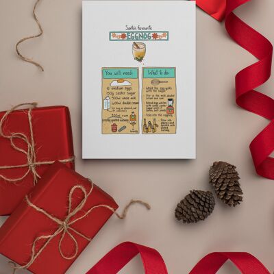 Christmas Card: Eggnog Recipe