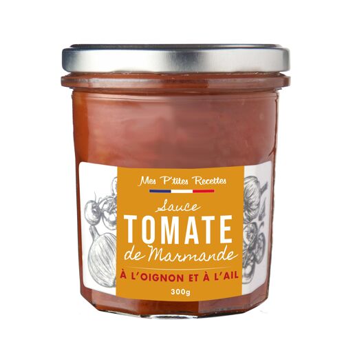 Sauce tomate de marmande oignon et ail 300g