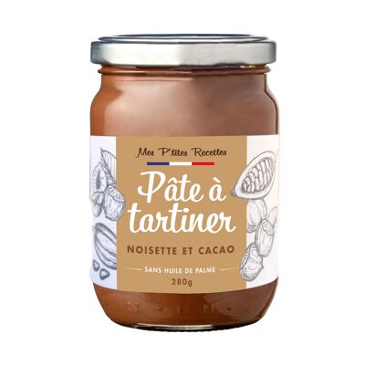 Hazelnut and cocoa spread 280g my little recipes