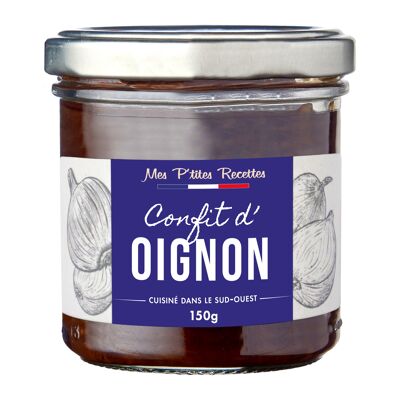 Confit d'oignons 150g - mes p'tites recettes