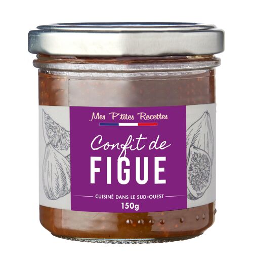 Confit de figues 150g - mes p'tites recettes