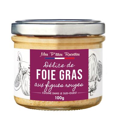 DELICE OF FOIE GRAS WITH FIGS 100 G MY LITTLE RECIPES