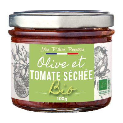 ORGANIC OLIVES AND DRIED TOMATOES 100G - MES P'TITES RECETTES