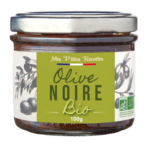 Olives noires bio 100g - mes p'tites recettes