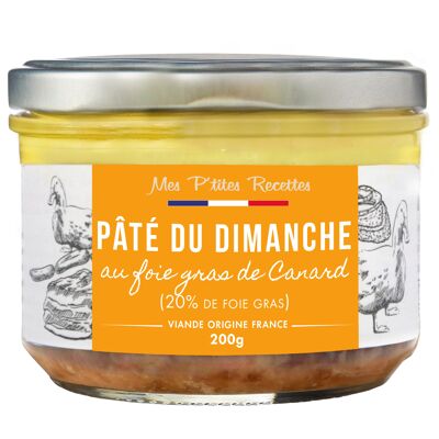 PATE DELLA DOMENICA CON FOIE GRAS 200G - LE MIE RICETTE DI P'TITES