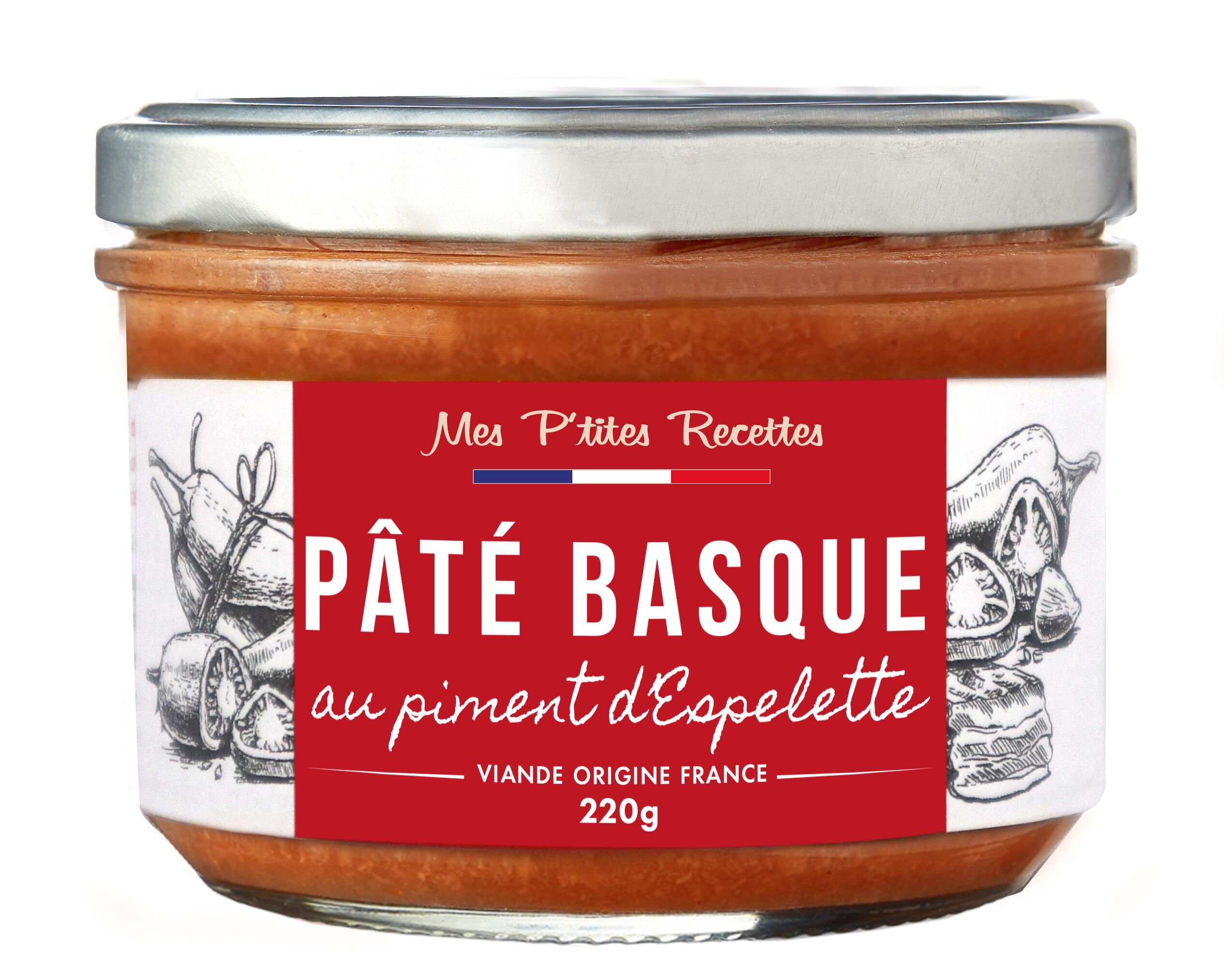 PASTA BASCA CON ESPELETTE PEPERONCINO 220G - LE MIE RICETTE DI P'TITES