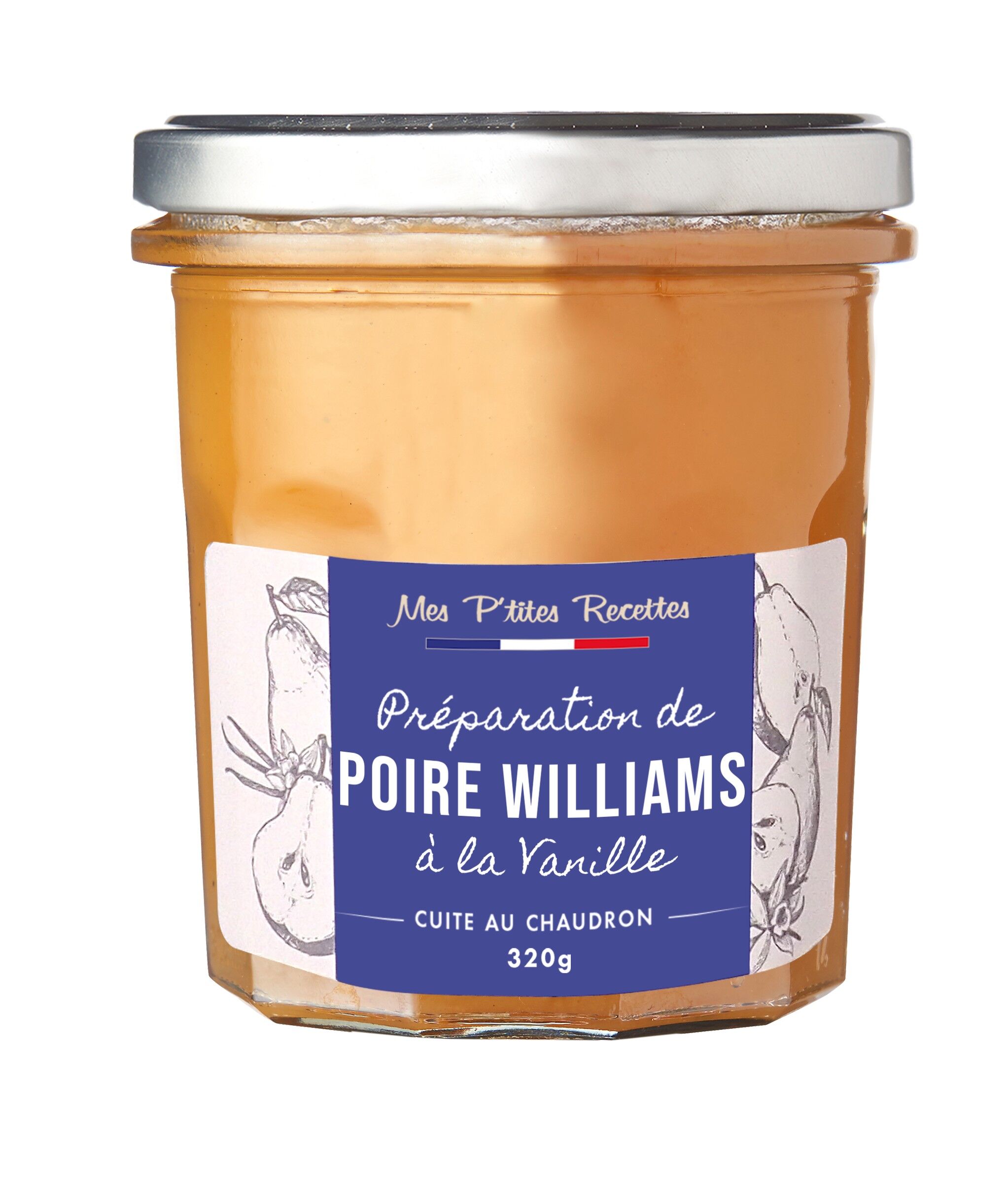 Prepa poires vanillees 320g - mes p'tites recettes