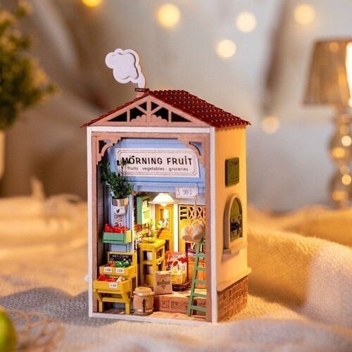 DIY House Morning Fruit Store, Robotime, DS009, 8.5×6.5×15.3cm