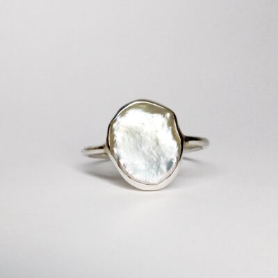 Keishi Pearl Princess Fine Sterling Silver 925 Ring