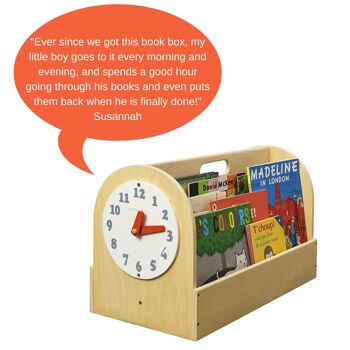 Boîte de rangement pour livres pour enfants - The Tidy Books Box - Naturel 4