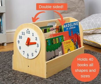 Boîte de rangement pour livres pour enfants - The Tidy Books Box - Naturel 7