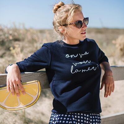 Unisex sweatshirt - Are we going to see the sea?