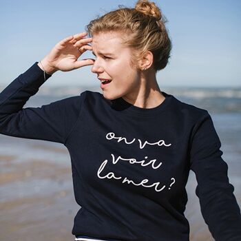 Sweatshirt mixte - On va voir la mer ? 4