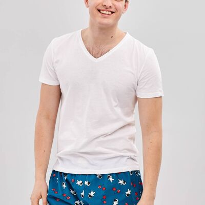White - Organic Cotton Pajama Top Unisex