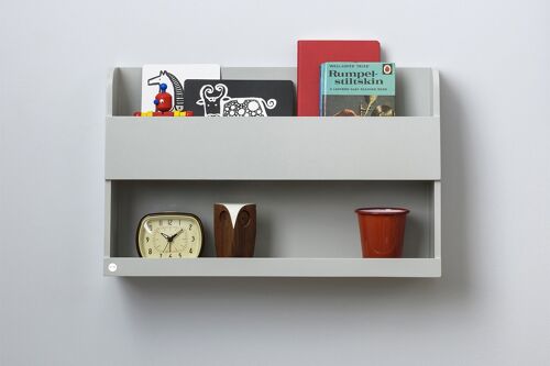 The Tidy Books Bunk Bed Buddy Wall Shelf - Pale Grey