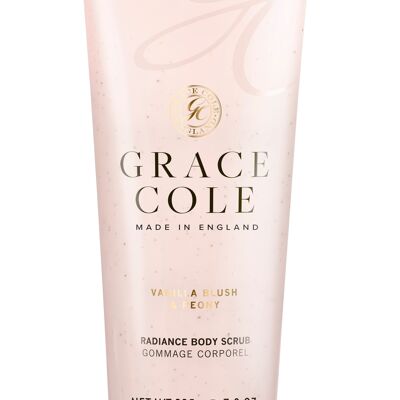 Grace Cole Vegan Vanilla Blush & Peony Body Scrub 238 ml