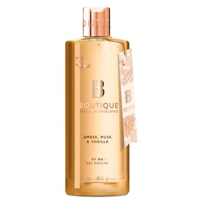 Grace Cole Boutique Amber, Musk & Vanilla Body Wash 500ml