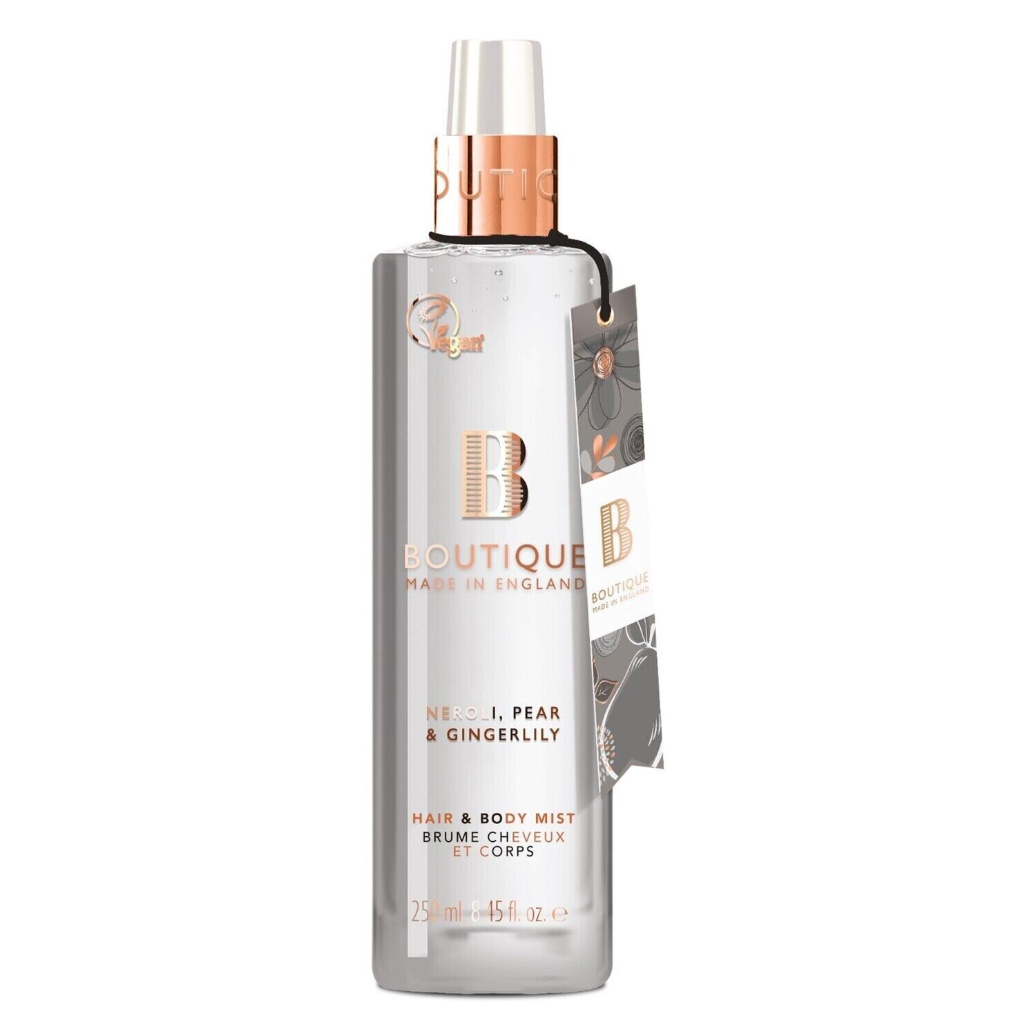 Spray per capelli e corpo con neroli, pera e gingerlily 250 ml