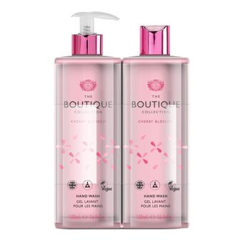 Grace Cole Boutique Lot de 2 savons pour les mains à la fleur de cerisier 500 ml