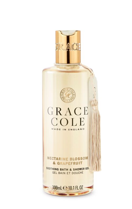 Grace Cole Vegan Nectarine Blossom & Grapefruit Bath & Shower Gel 300ml
