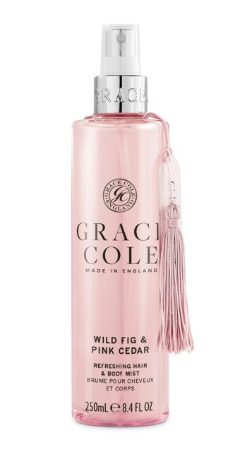 Grace Cole Vegan Wild Fig & Pink Cedar Brume pour les cheveux et le corps 250 ml 1