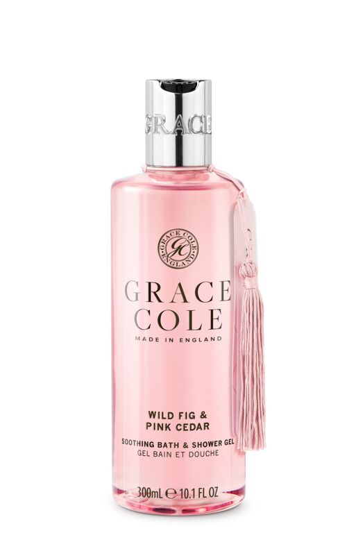 Grace Cole Vegan Wild Fig & Pink Cedar Bath & Shower Gel 300ml