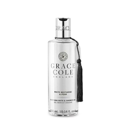 Grace Cole Vegan White Nectarine & Pear Bath & Shower Gel 300ml