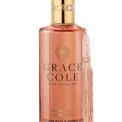 Grace Cole Vegan Ginger Lily & Mandarin Bath and Shower Gel 300ml