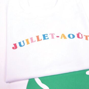 T-shirt enfant - Juillet-Août 4