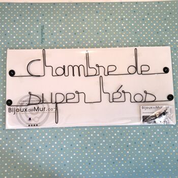 Déco garçon :" Chambre de super héros " - Cadeau Naissance 2