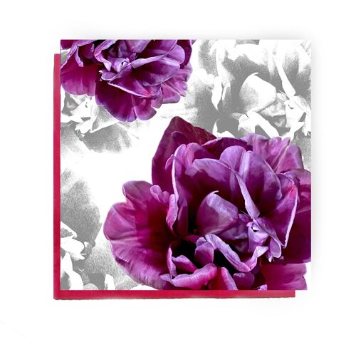 peony greeting card