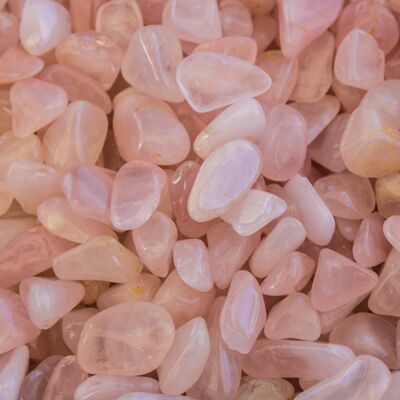 Cristallo di guarigione della pietra di caduta lucidata al quarzo rosa – Quantità 1