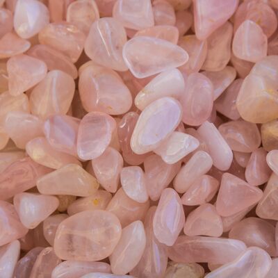 Rose Quartz Polished Tumble Stone Healing Crystals – Quantity 5