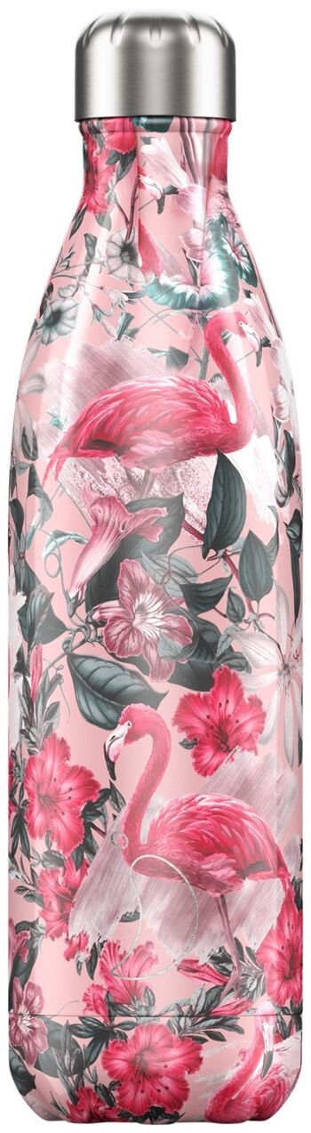 Gourde 750ml Flamant Tropical 3D